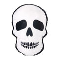 White-Black - Front - Something Different Skull Filled Cushion
