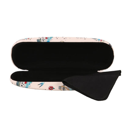 Off White-Black-Red - Back - Something Different Tattoo Glasses Case