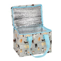 Off White-Brown-Sky Blue - Side - Something Different Wags And Whiskers Dog Print Lunch Bag