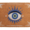 Natural-Blue - Side - Something Different All Seeing Eye Door Mat