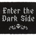 Black-White - Side - Something Different Enter The Dark Side Coir Door Mat