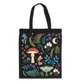 Multicoloured - Front - Something Different Dark Forest Printed Cotton Tote Bag