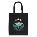 Black-Green-White - Front - Something Different Luna Moth Cotton Tote Bag