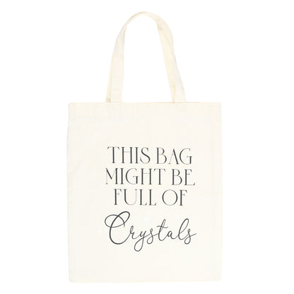 Black-White - Front - Something Different Full Of Crystals Cotton Tote Bag