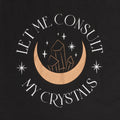 Black - Side - Something Different Let Me Consult My Crystals Tote Bag