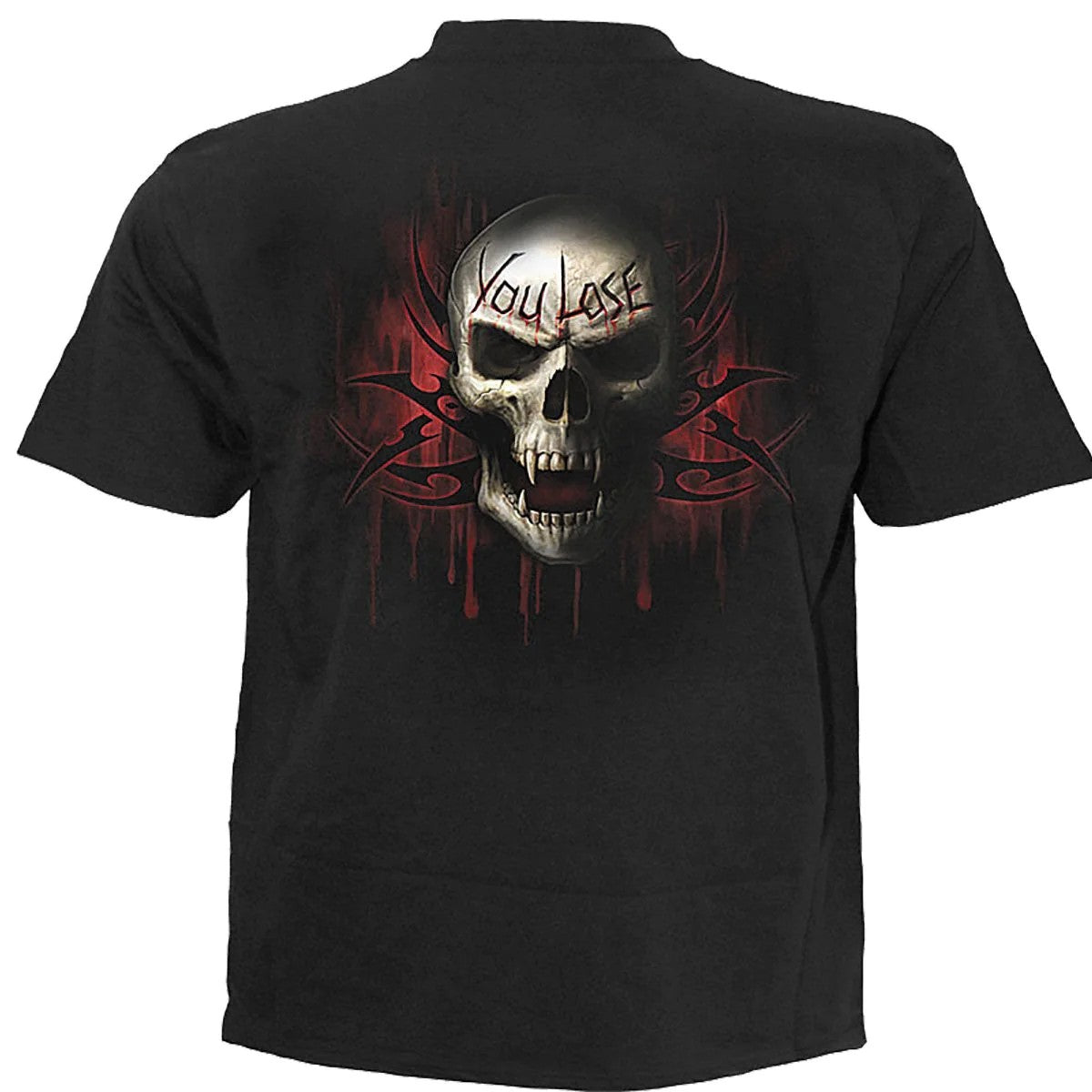 Black - Back - Spiral Direct Mens Game Over T-Shirt