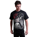 Black-Grey-Red - Side - Spiral Direct Mens Dead Kiss T-Shirt
