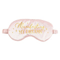 Pink-Gold - Front - Something Different Manifesting My Dreams Satin Sleep Mask