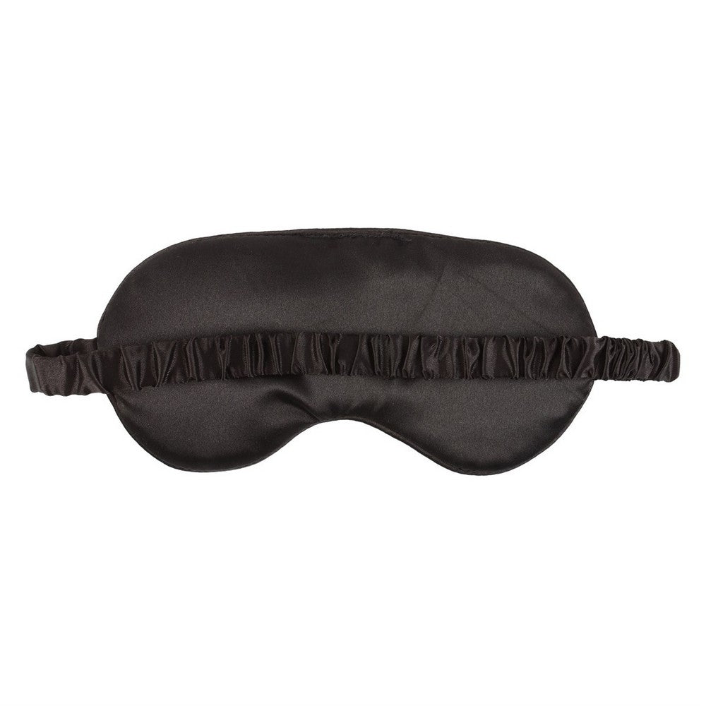 Black - Back - Something Different Go Away Gothic Satin Sleep Mask
