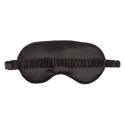 Black - Back - Something Different Go Away Gothic Satin Sleep Mask