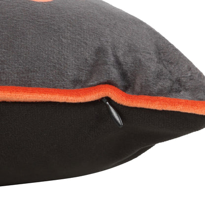 Black-Orange - Side - Something Different Haunted House Rectangular Filled Cushion