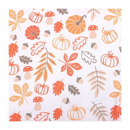 White-Orange - Side - Something Different Autumn Leaves And Pumpkins Apron
