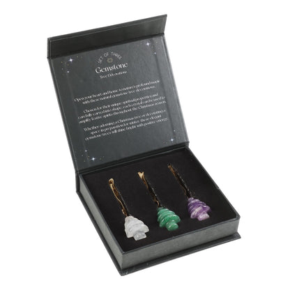 White-Green-Purple - Back - Something Different Christmas Tree Decoration (Pack of 3)