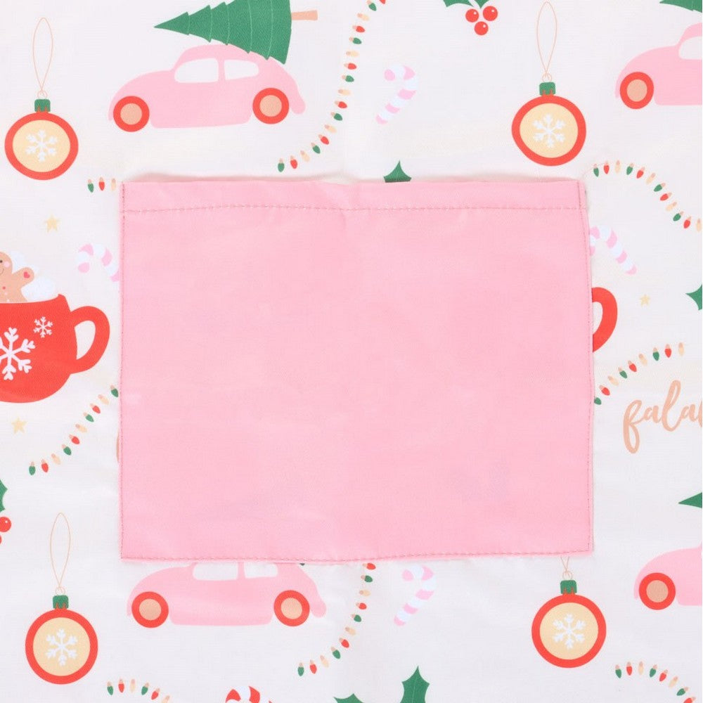 White-Multicoloured - Back - Something Different Sugarplum Fun Christmas Apron