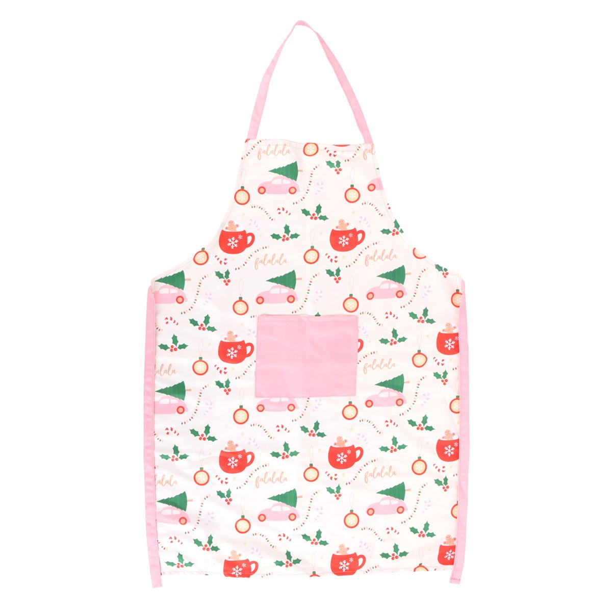 White-Multicoloured - Front - Something Different Sugarplum Fun Christmas Apron