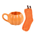 Orange - Side - Something Different Pumpkin Mug and Sock Set