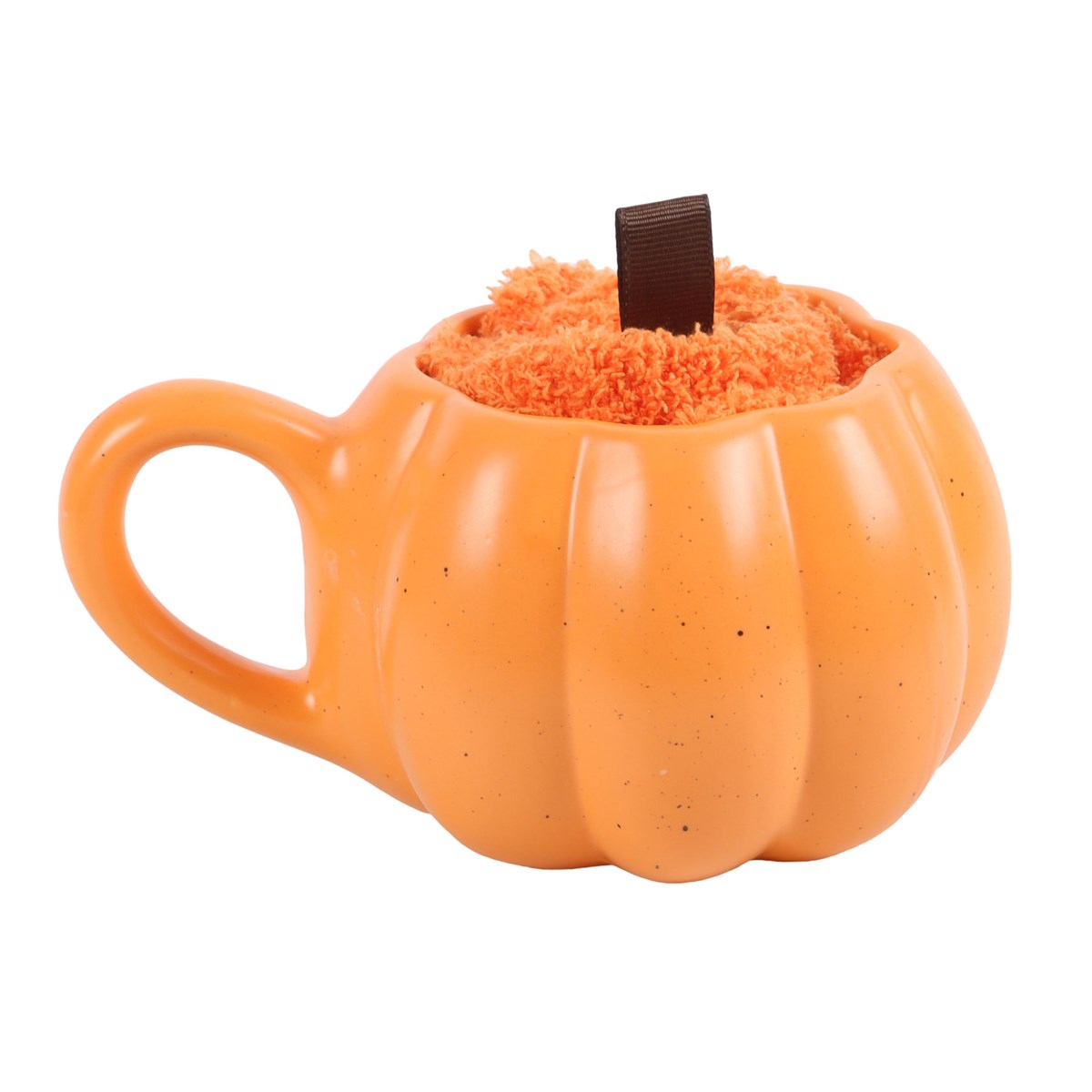 Orange - Front - Something Different Pumpkin Mug and Sock Set