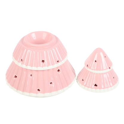 Pink - Back - Something Different Christmas Tree Oil Burner