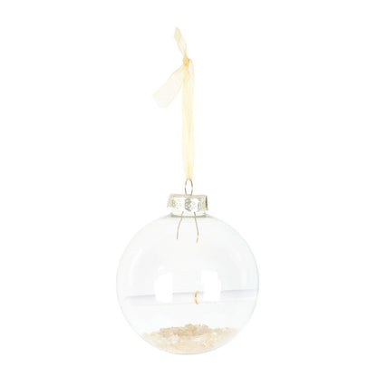 Clear-Yellow - Front - Something Different Manifestation Citrine Christmas Bauble Kit