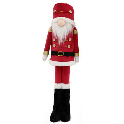Red-White-Black - Front - Something Different Plush Nutcracker Christmas Gonk