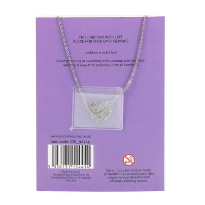 Purple-Silver-Black - Back - Something Different Amethyst Crystal Moon Necklace & Card Set
