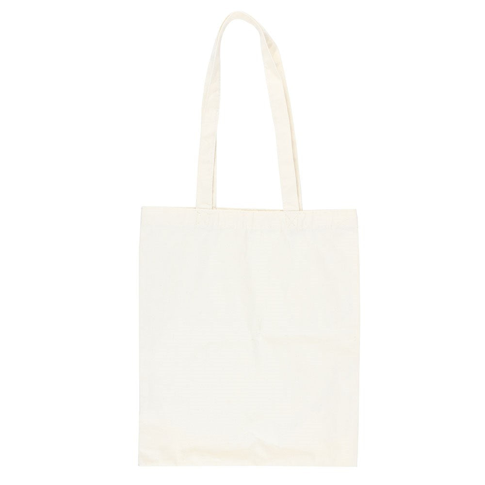 White-Pink-Yellow - Back - Something Different Funky Fungi Mushroom Polycotton Tote Bag