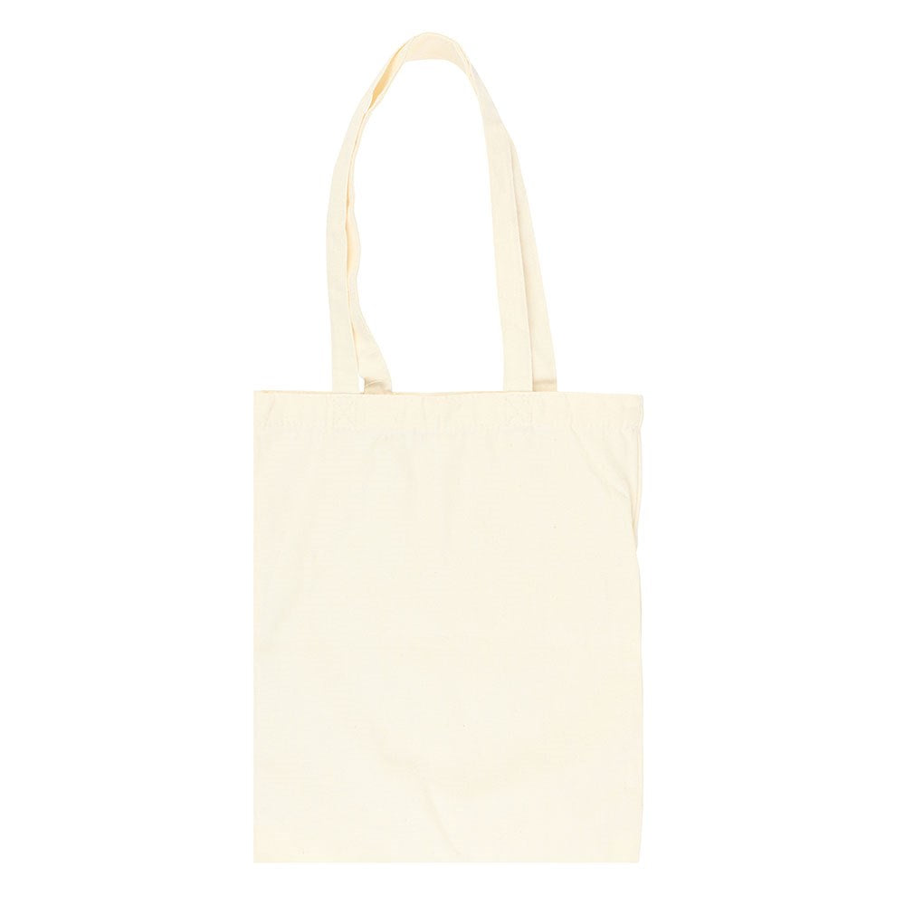 Light Beige - Back - Something Different Light Luna Moth Polycotton Tote Bag