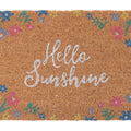 Natural - Side - Something Different Hello Sunshine Floral Door Mat