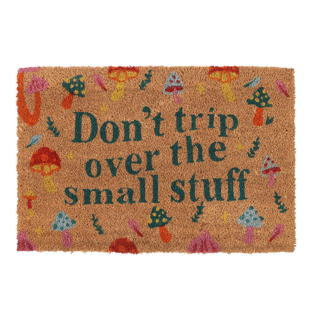 Natural-Green - Front - Something Different Don´t Trip Mushroom Door Mat