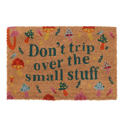 Natural-Green - Front - Something Different Don´t Trip Mushroom Door Mat