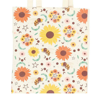 Multicoloured - Side - Something Different Summer Solstice Polycotton Tote Bag