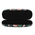 Green-Brown-White - Back - Something Different Fawn And Friends Forest Print Glasses Case