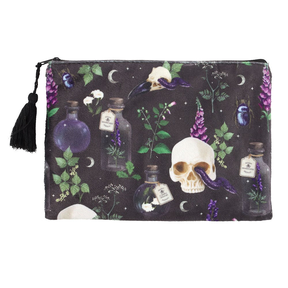 Black - Back - Something Different Venom & Vines Toiletry Bag