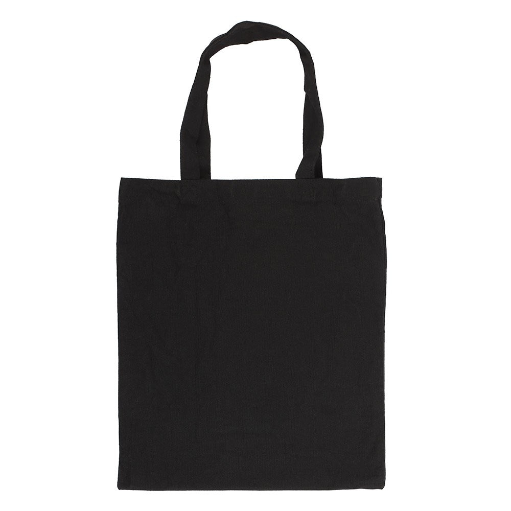 Black-White-Orange - Back - Something Different Monster Polycotton Tote Bag
