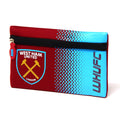 Claret-Blue - Front - West Ham United FC Fade Flat Pencil Case