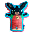 Blue-Red - Front - Bing Childrens-Kids Official Bunny Character Shaped Cushion