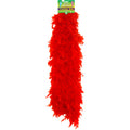 Red - Front - Henbrandt Feather Boa