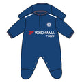Blue - Back - Chelsea FC Official Babies Sleepsuit