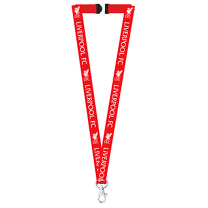 Red - Front - Liverpool FC Official Football Lanyard