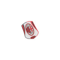White-Black-Red - Front - AC Milan Official Metal Football Crest Pin Badge
