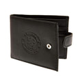 Black - Back - Chelsea FC RFID Embossed Leather Wallet