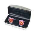 Claret-Yellow - Back - West Ham United FC Official Crest Cufflinks