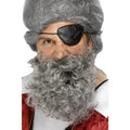 Light Grey - Front - Smiffys Nylon Deluxe Pirate Beard