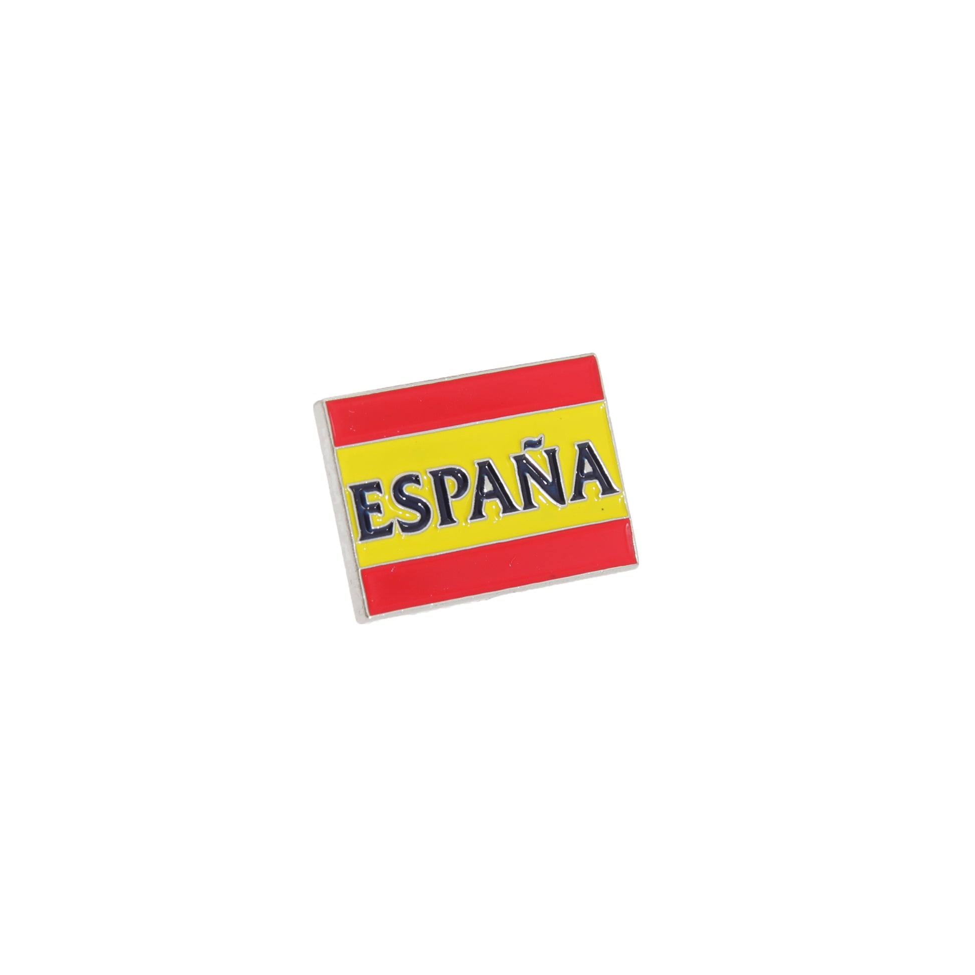 Red-Yellow - Front - Spain Flag Metal Pin Badge