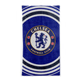 Blue - Front - Chelsea FC Official Beach Towel Pulse Design