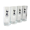 Transparent - Front - Tottenham High Ball Glass (4 Pack)