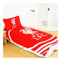 Red-White - Front - Liverpool FC Official Reversible Pulse Single Duvet Set