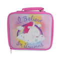 Multicolour - Front - Unicorn Kids Rectangle Lunch Bag