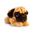 Multicoloured - Front - Keel Toys Signature Cuddle Pug Puppy