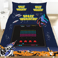 Multicoloured - Front - Space Invaders Coin Duvet Set